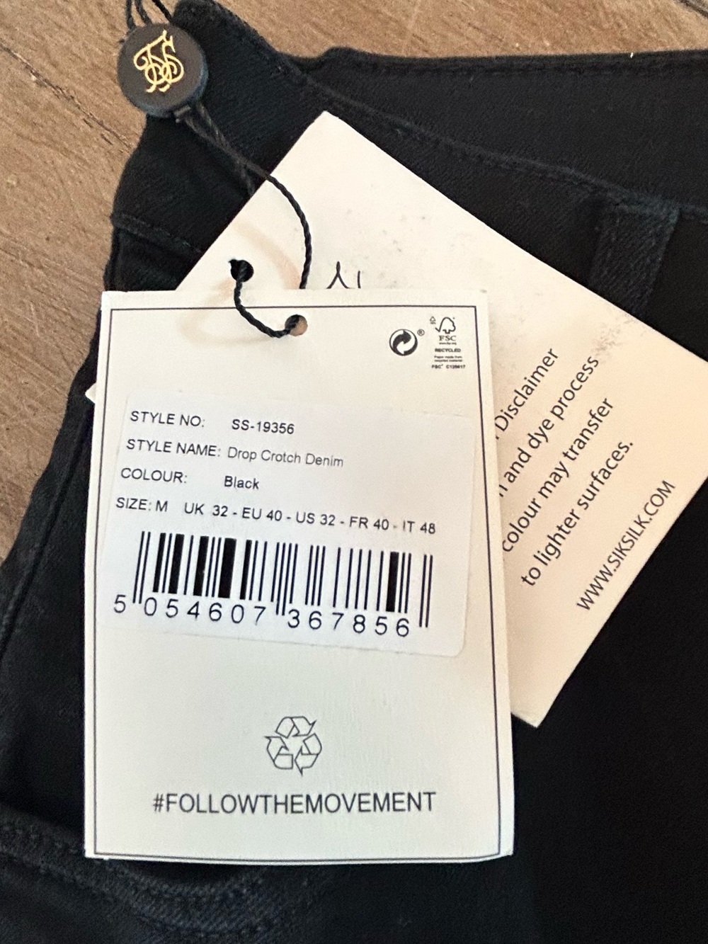 Men's Skinny Jeans - Black - Picture 3 of 4